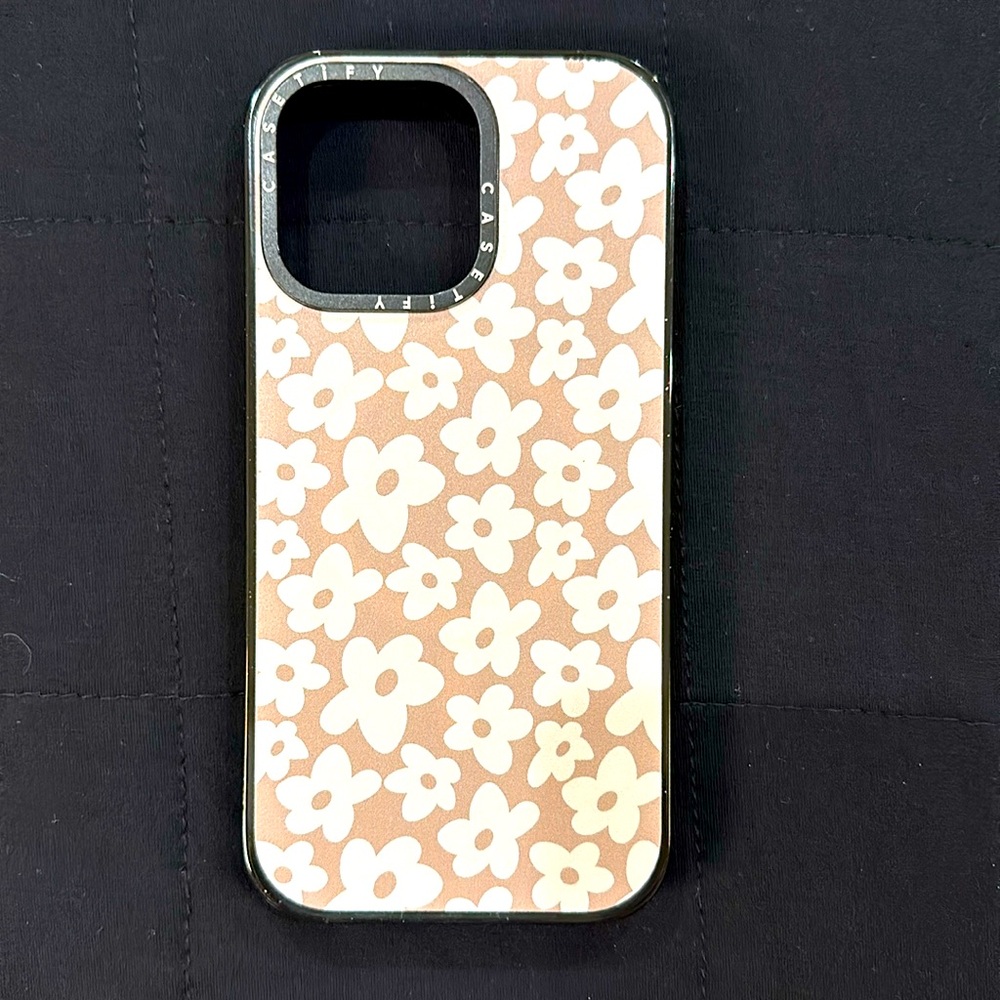 NWOT Casetify iPhone 15 Pro Max Case Natural Flower by girl knows all